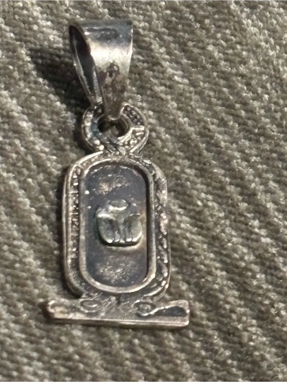 Men's .925 Sterling Silver Egyptian/Mayan Scarab Pendant Fine Jewelry